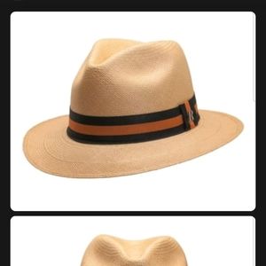 Raceu Panama Fedora Hat Cuanca Straw Med